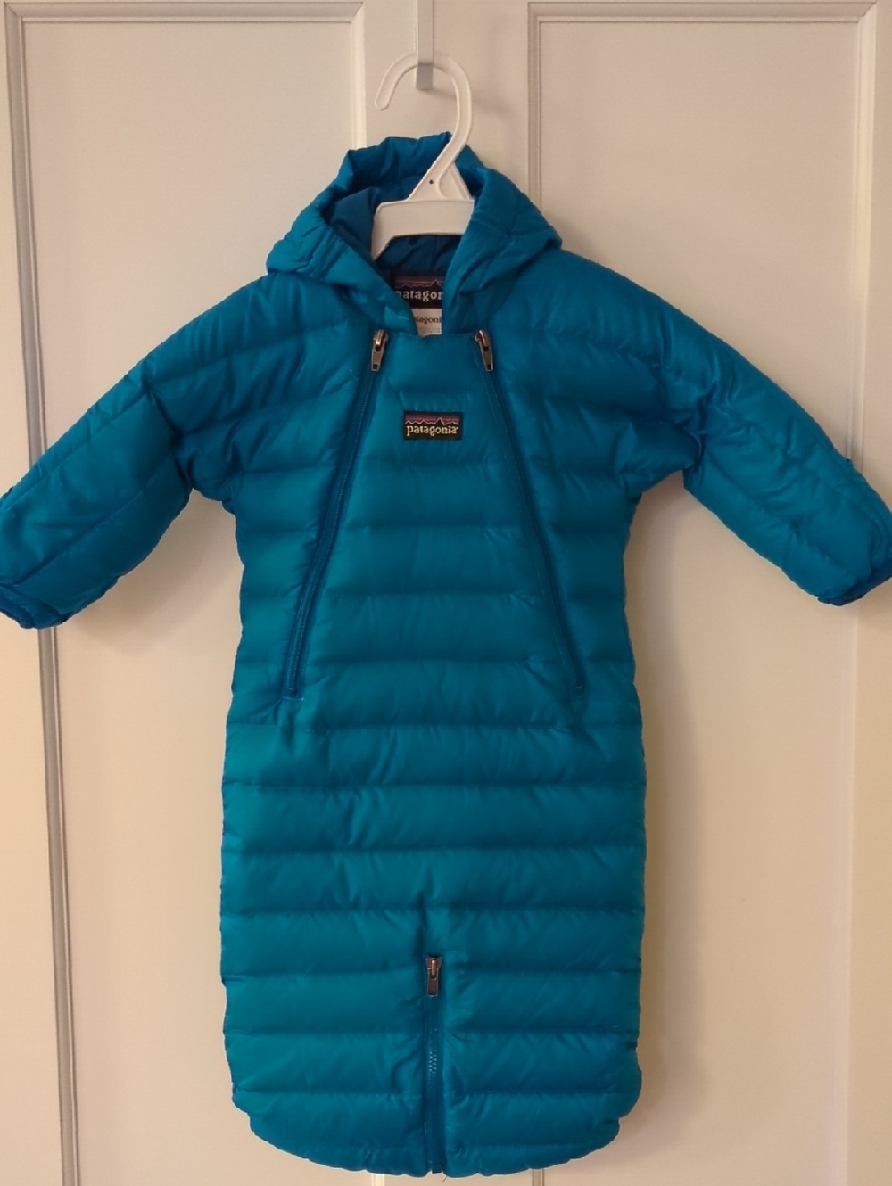 Infant Newborn Patagonia Hi-Loft Down Sweater Bunting